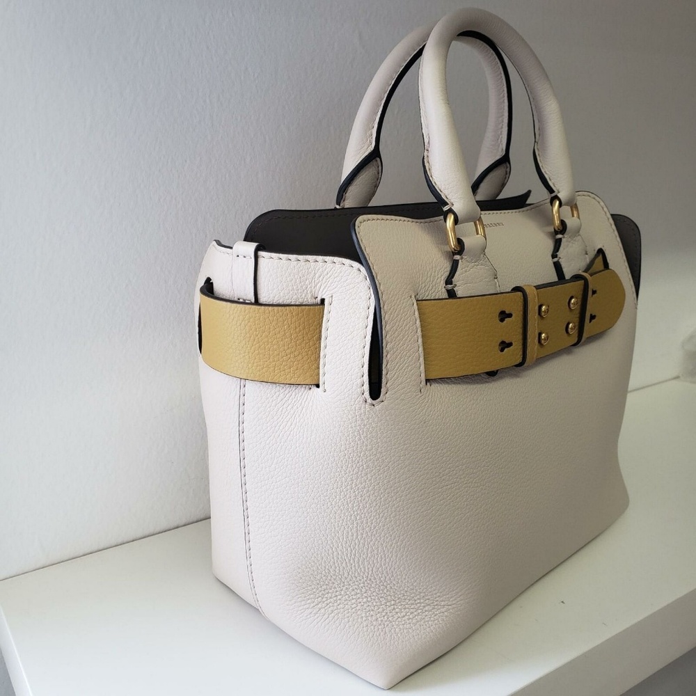 Burberry Small Marais Belt Bag - Beige with Yellow - Picture 4 of 8